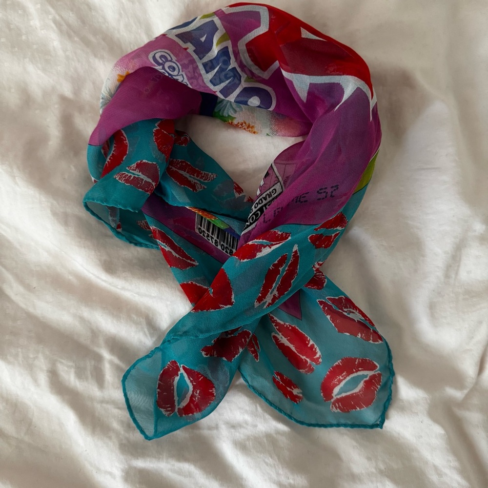 D&G Printed Silk Scarf Spring Summer 2002 Collection